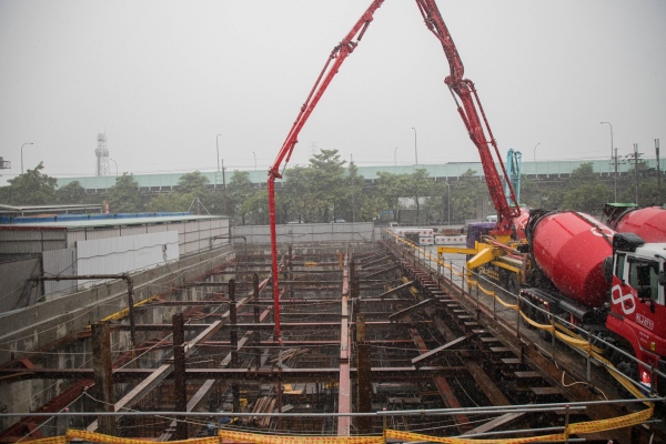 抗震增剛的重要工程 — 地樑灌漿